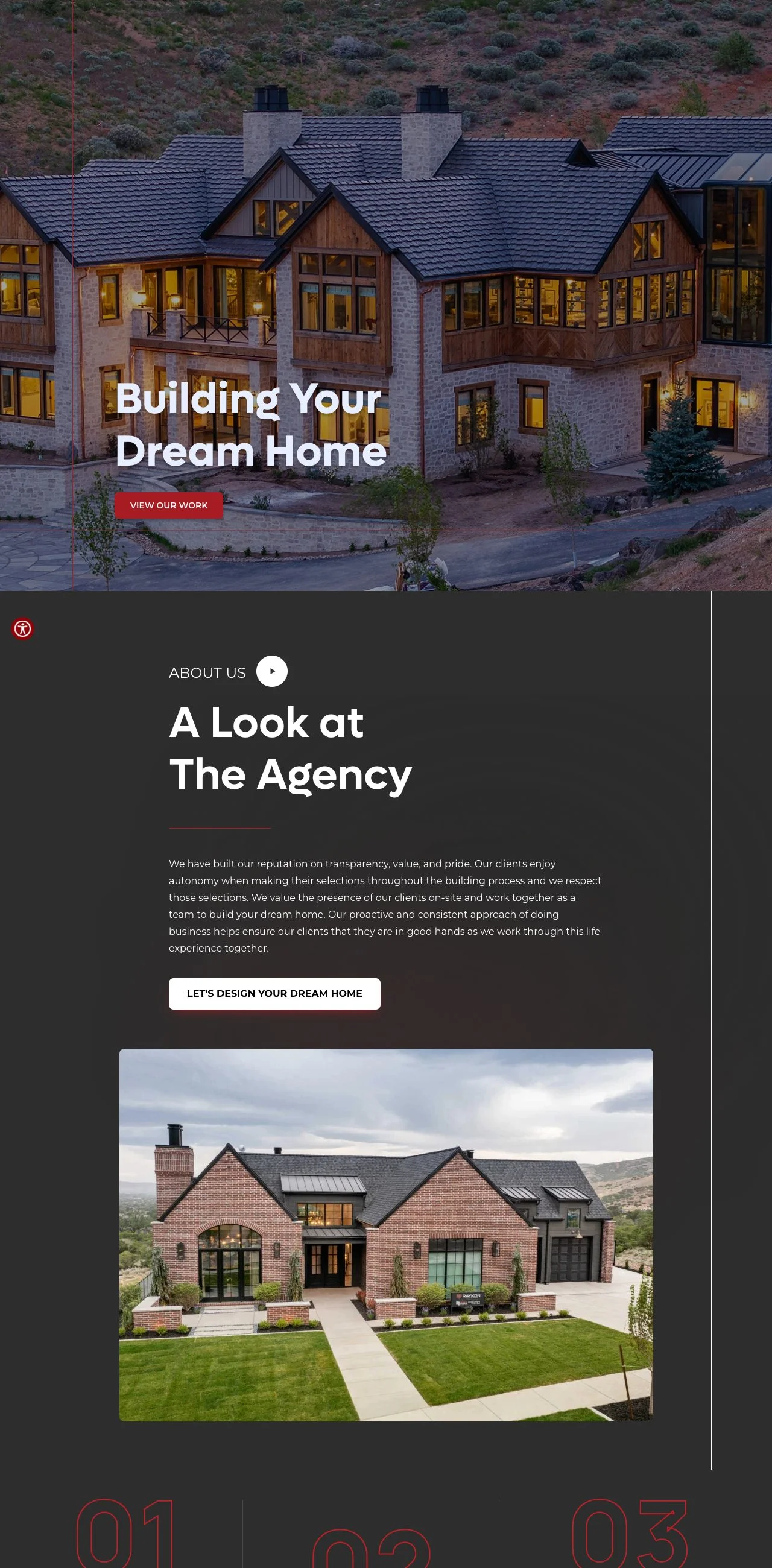 Raykon Construction website, designed and built by Thornwood Digital