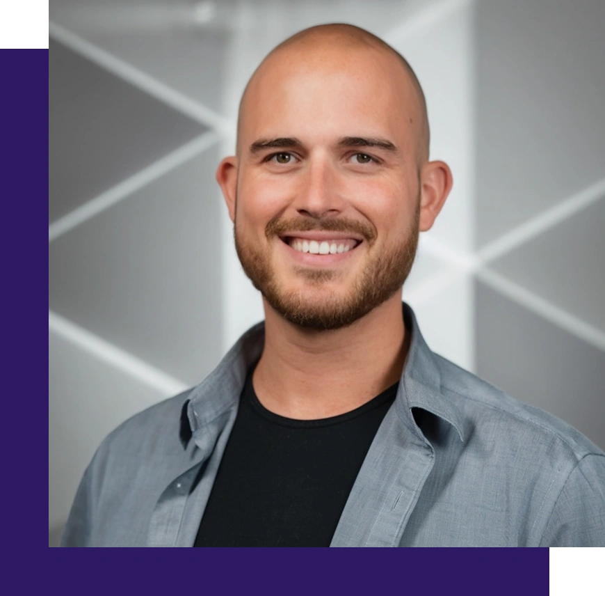 headshot of Jaxon Carroll, founder and head of development