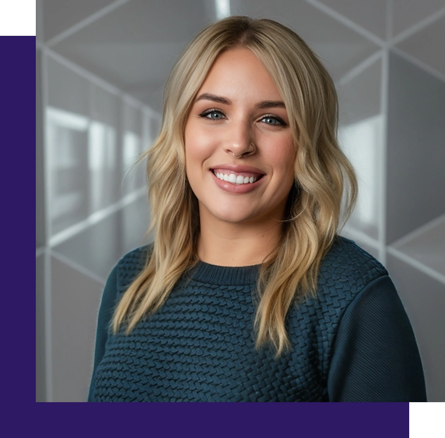 headshot of McKenzie Ciriako, head of design